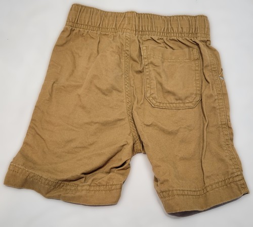 Wonder Nation Khaki Beige Brown Tan Cargo Shorts Toddler Stretch Drawstring 3T - Picture 2 of 3