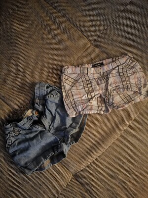 2x Jeans  Shorts Mädchen Hose Gr. 122