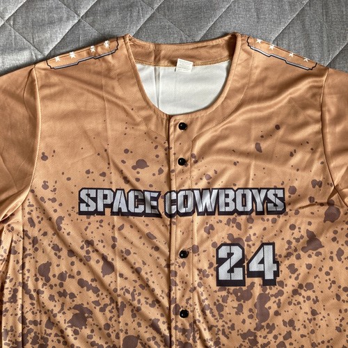 2024 Sugar Land Space Cowboys Military Armed Forces SGA Replica Jersey XL 5/26 - Picture 2 of 13