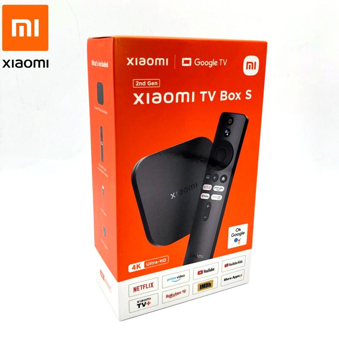 Xiaomi Mi Box S 2nd Gen 4K Android TV HDR Wireless Smart Streaming