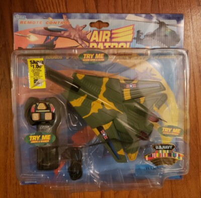 RARE Excite Air Patrol *F-14 TOMCAT* Remote Control 6501-2 VINTAGE Toy!