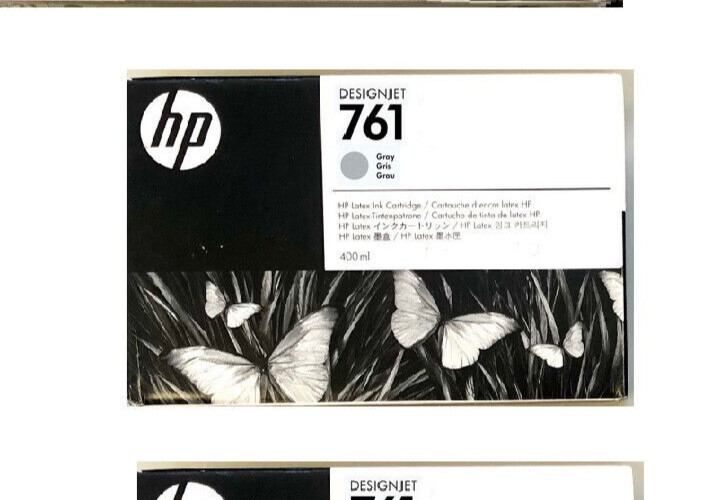 Cartouche d’Encre Original HP Designjet T7100 T7200 N° 761 CM995A Gris