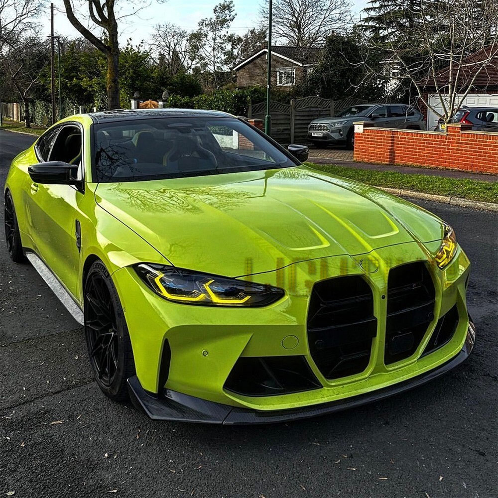 BMW M4.M3LCIヘッドライト用イエローモジュール Csl-黄色のエンジェルアイDRlヘッドライトモジュール,m4 ci,f80