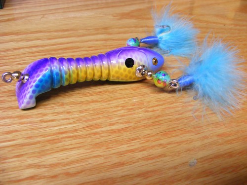 Killer Baits Rusty Jessee Contemporary Glasseye Crawfish in Easter Egg Color - Picture 5 of 6