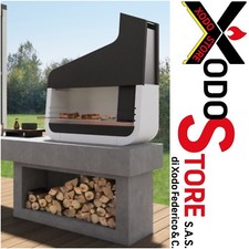 Barbecue legna PALAZZETTI UP con PORTALEGNA - invia mail per sconto