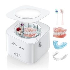 Aocktobar Ultrasonic Retainer Cleaner Machine 30w Ultrasonic Jewelry Cleaner Fo
