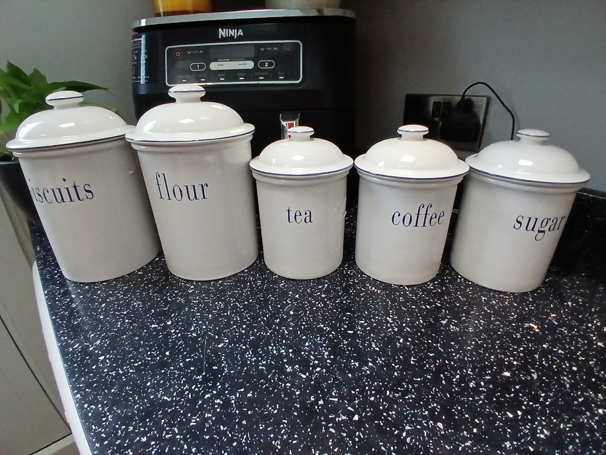 HABITAT BLOOMSBURY STORAGE JAR SET UK