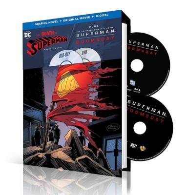 Superman Doomsday(Blu-ray/DVD,DIGITAL HD + Death Of Superman Graphic Novel,2015)