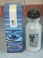 2 NIKKEN PIMAG 32oz PULL-TOP IONIC FILTRATION WATER BOTTLE 1327 - NEW IN BOX