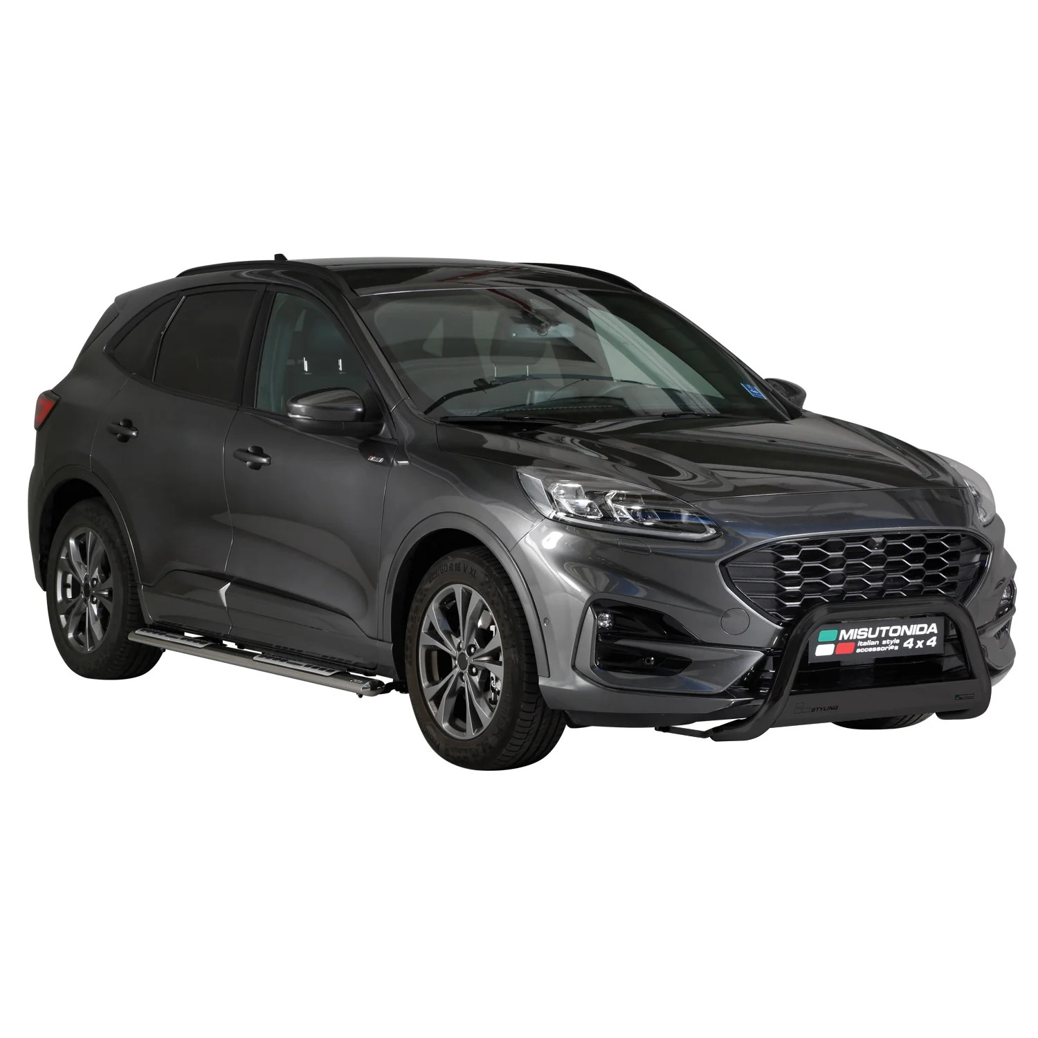 Frontbügel Frontschutzbügel für Ford Kuga III 2019-26 ø63mm Stahl Schwarz Schutz