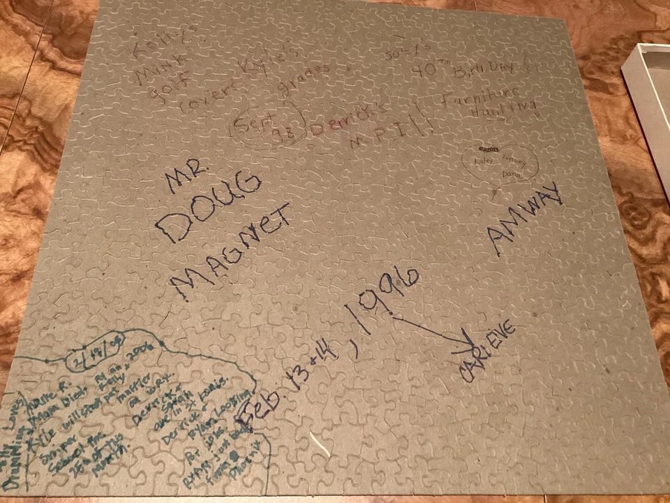 VTG Hallmark Springbok Smiley Mr Peanut Presenting Yellow Jigsaw Puzzle 500 Pc - Image 3 of 4