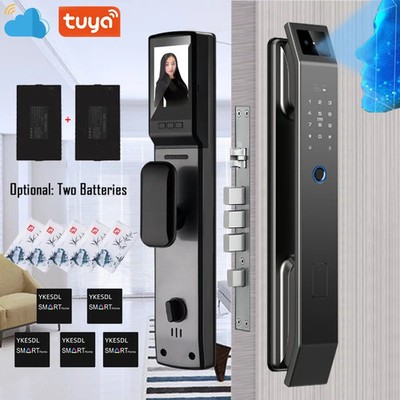 3D Facial Recognition Unlock Digital Password Door Lock with Camera Fingerprint