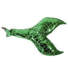 HMS Adult Crystal Mermaid Tail Costume Accessory Green