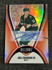 Joel Eriksson Ek 2025-26 Upper Deck Allure Hockey Red Rainbow Auto #3