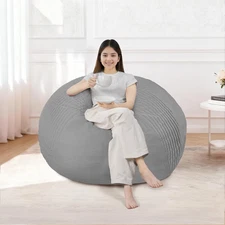 3FT Bean Bag Chairs Teardrop Bean Bag Chairs for Adults Beanbag Chair with Memor