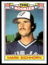 Mark Eichhorn 1987 Topps #5 Blue Jays MLB READ FREE SHIPPING AutographDen