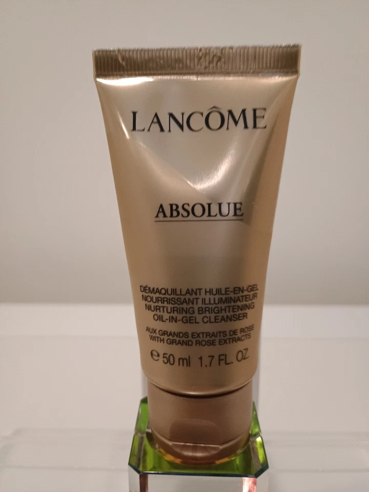 Lancôme Absolue Aceite en Gel Limpiador Extractos Grand Rose Jabón Facial 1.7oz/50ml Nuevo Foto 2 de 4
