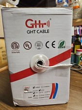 CAT5e Cable 1000Feet "Gray"Color Solid Network Erthenet RJ45 LAN