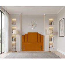 Clarice 54-Inch Floor Standing Upholstered Headboard with Modern Elegant Design