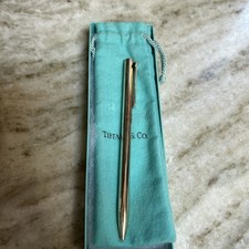 Tiffany  Co. 925 Sterling Silver Executive T-Clip Ballpoint Pen Pre Owned Not U