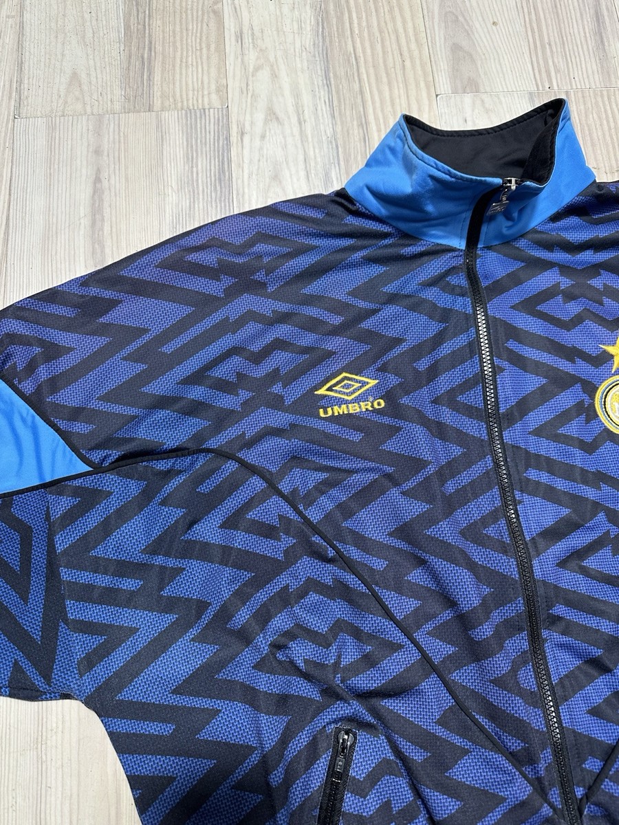 ジャケット・アウター 90s umbro nylon jacket coat inter milano 1992-93 Inter Milan Umbro Track Jacket - 8/10 - (M)