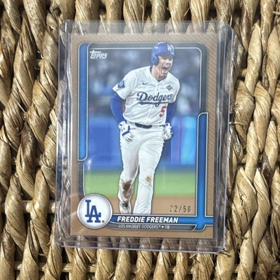 Topps 2024 Freddie Freeman Los Angeles Dodgers #30 Parallel /50