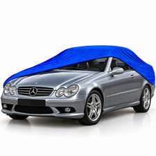 Ganzgarage Indoor Stretch Cover Carcover f&uuml;r Mercedes-Benz CLK A209 blau