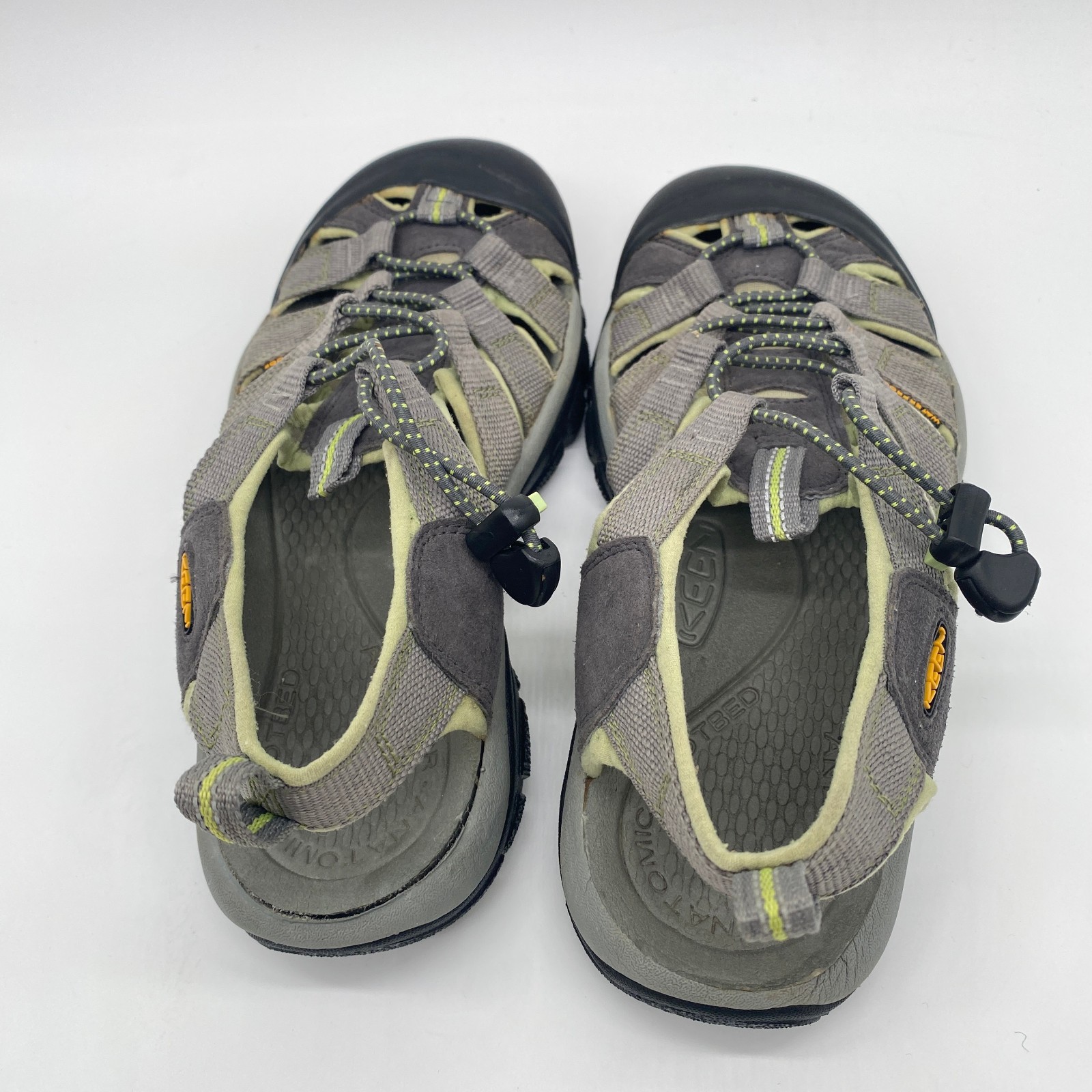 Sandali da trekking sportivi impermeabili Keen Newport H2 1003457 donna 8 grigio verde 1144