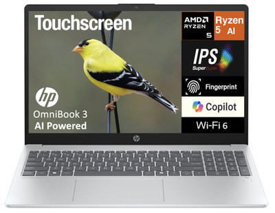 HP OmniBook 15.6'' 1920x1080 AMD Ryzen AI 5 330 16GB RAM 512GB SSD Windows 11 Pro