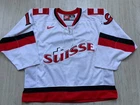 SUISSE IIHF Switzerland Women Game Worn Hockey Jersey Norge Nike Size 52 #19