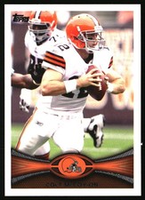 2012 Topps #4 Colt McCoy Cleveland Browns
