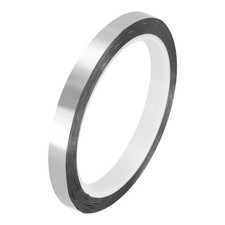 Silver Tone Metalized Tape 3/8 Inch x 55 Yards Decoration Tape for DIY