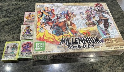 Millennium Blades + 4 Mini Expansions - Board Game - New Factory Sealed