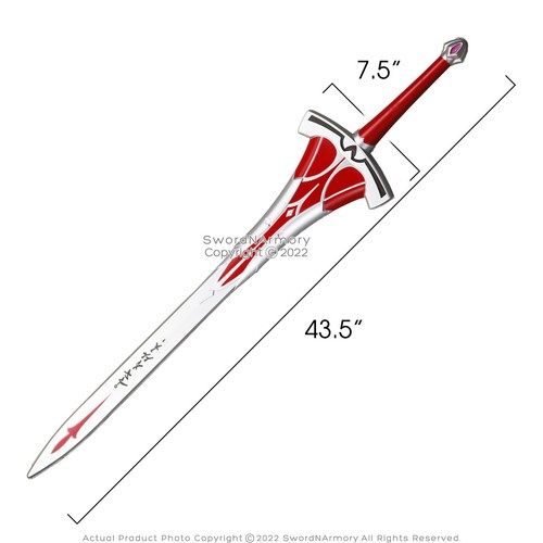 43” Foam Clarent Mordred Arthur Long Sword Fate Fantasy Anime Video Game Prop - 第 2/9 張圖片