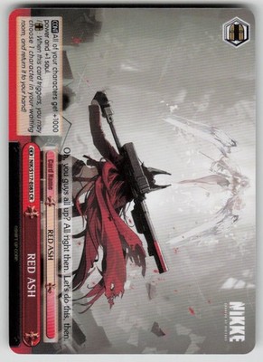 RED ASH CR GODDESS OF VICTORY: NIKKE NIK/S117-E083 CR NM Weiss Schwarz
