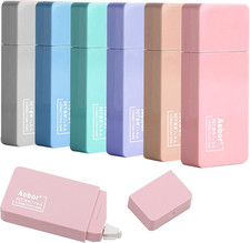 6 Pack Correction Tape Cute White Tape Macaron Color Correction Tape, Easy to Us