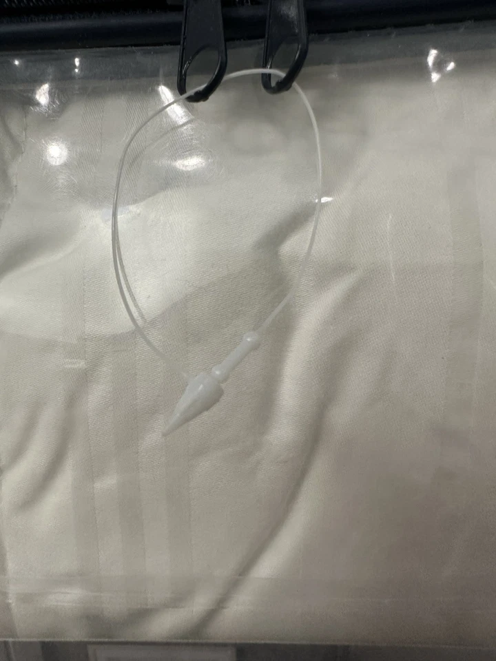 Edredón de plumón Fieldcrest Queen peso medio tubo algodón satén cubierta blanco nuevo en paquete Foto 4 de 4