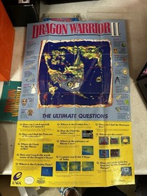 NES Dragon Warrior II 2 Nintendo CIB Complete in Box Manual Maps Tested Works