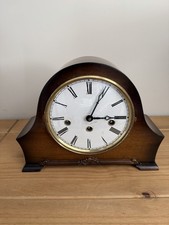 Vintage German Tempora Westminster Chime Napoleon Hat Mantel Clock - Running