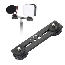 5 Inch Flash Bracket, Long Dual Camera Mount Flash Bracket Extension Bar with 1/