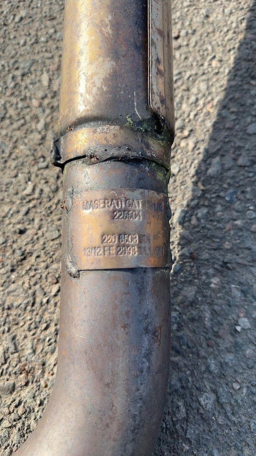 09-19 Maserati GranTurismo M145 4.7L Sport Exhaust Muffler Assembly OEM