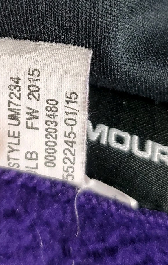 Under Armour Hoodie Men’s M Purple Colorado Rockies Baseball MLB Pullover Storm thumbnail 11