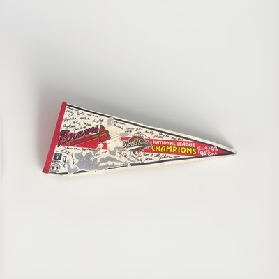 Atlanta Braves Back To Back 91 & 92 Championship Flag