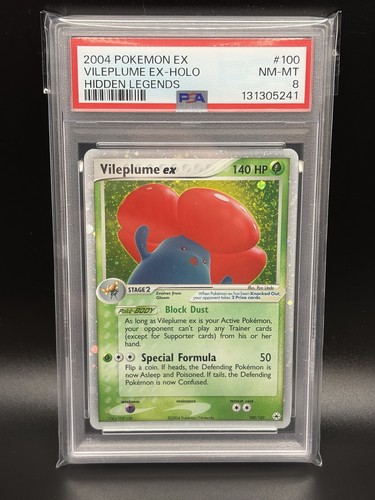 Vileplume ex graded PSA 8 for sale on eBay