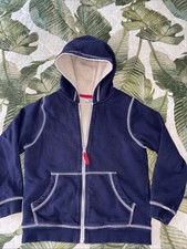 Hanna Andersson HOODED JACKET YOUTH Fleece Lined Blue