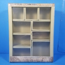 New TIM HOLTZ Idea-ology Configurations Shadow Box Mixed Media Display 6.75x8.75