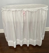 Baby Bassinet Cover and Matching Fitted Sheet Compatible for Delta Children