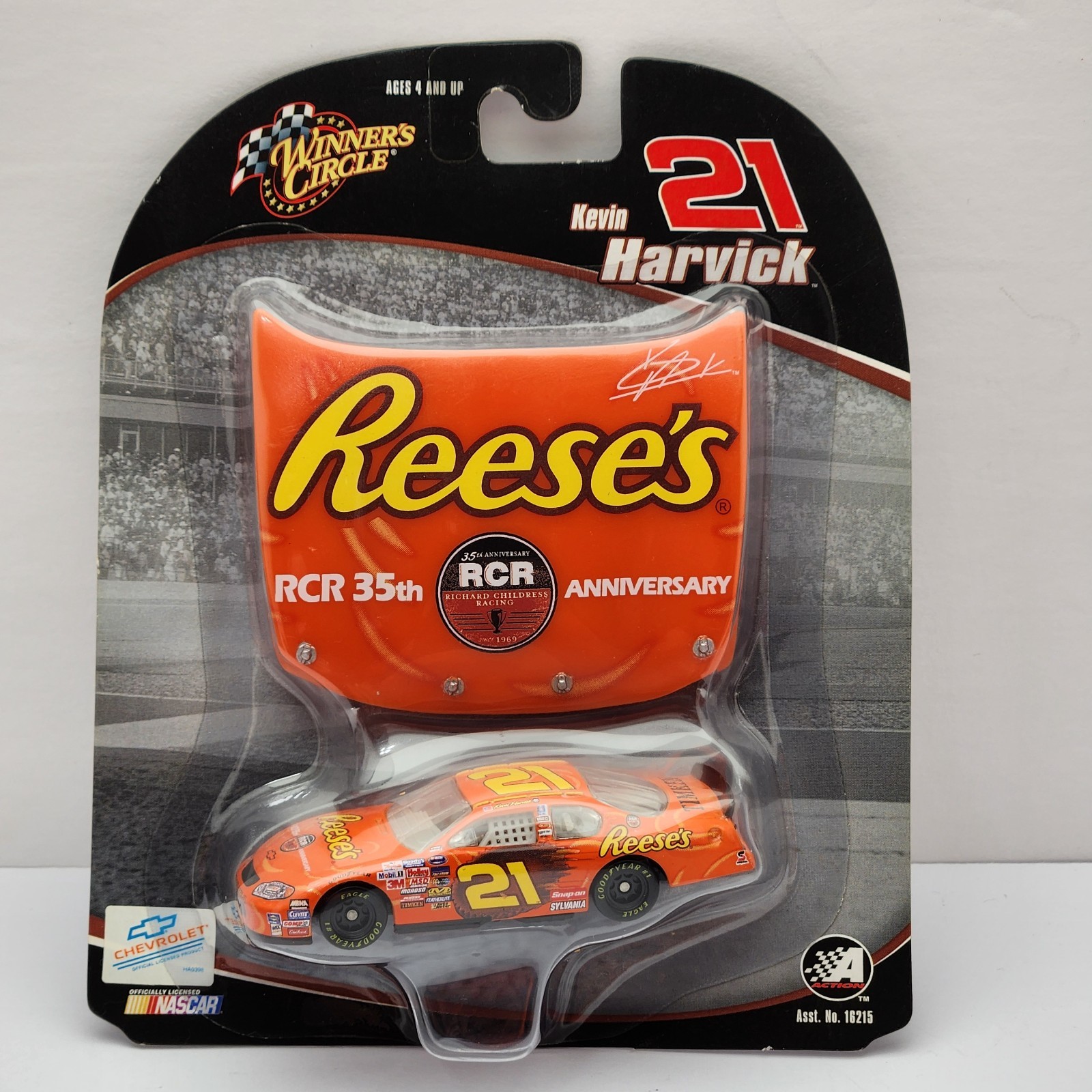 Winner's Circle Kevin Harvick #21 2004 Monte Carlo Reese's/RCR 35th Anniv. Hood