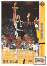 1991-92 Upper Deck Basketball Rod Strickland San Antonio Spurs #214