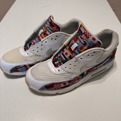 Nike Air Max 90 NIC International Flag Size  9 AO5119-100 Men s Sneakers OG Rare